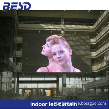 RGB P12.5 indoor led mesh screen/ led curtain display